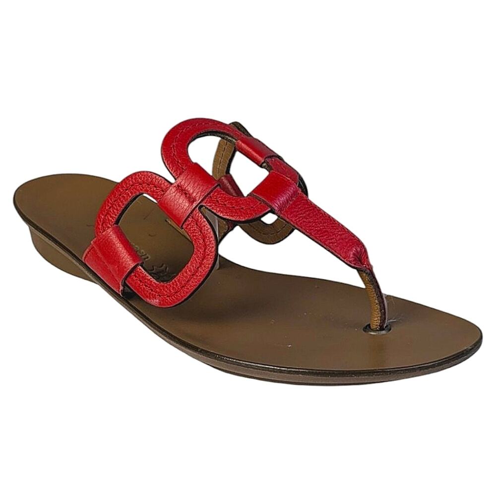 Paul Green Leather Sandals GUC $174 Size 6UK US 8.5  S3631